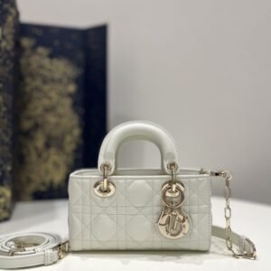 Replica Lady D – Joy Mini Bag White