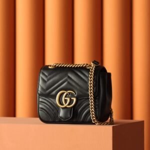 Alternative view of Replica Gucci GG Marmont Square Black
