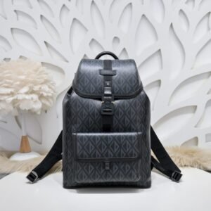 Fake Dior Hit The Road Backpack Diamond Black