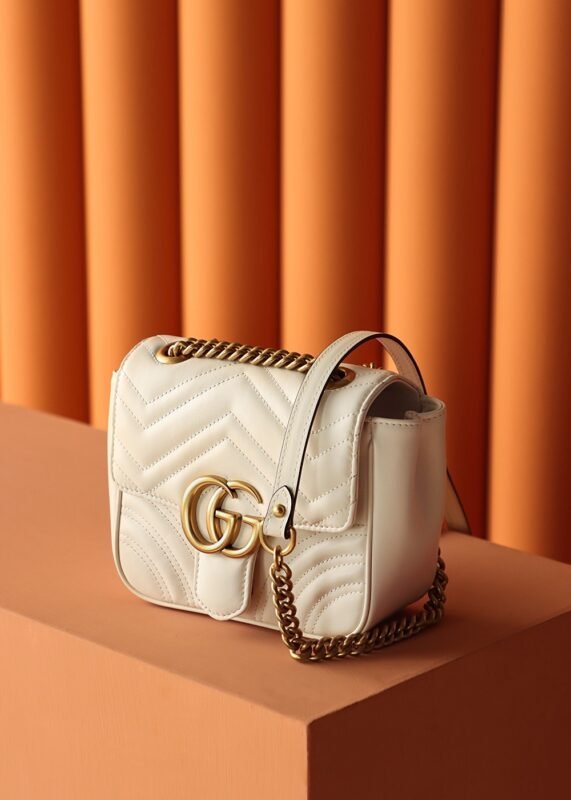 Replica Gucci GG Marmont Square Beige - Image 4