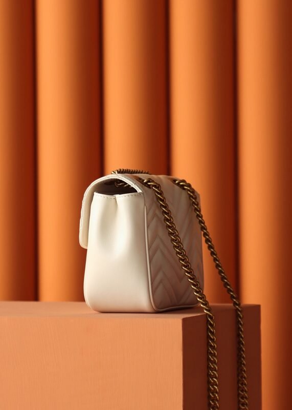 Replica Gucci GG Marmont Square Beige - Image 7
