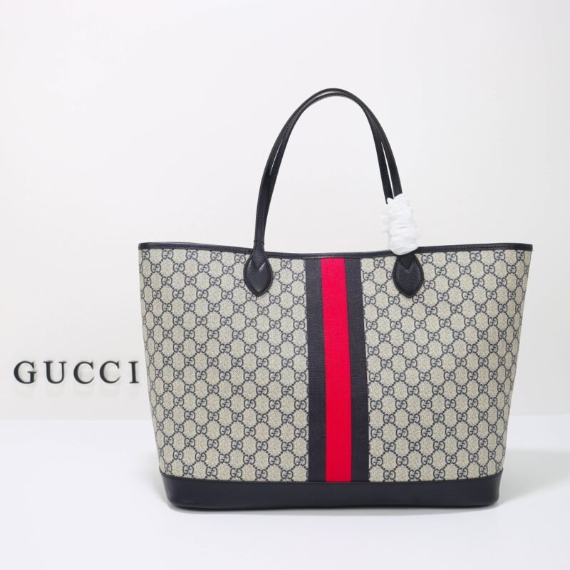 Replica Gucci GG Large Tote Bag Blue - Image 9