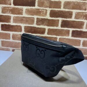 Alternative view of Replica Gucci Double G Waist Bag Black