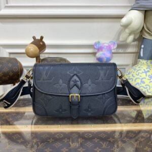 Fake Louis Vuitton Nano Diane Satchel Black
