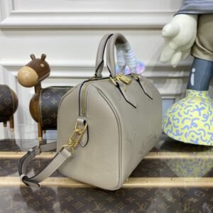 Alternative view of Replica Louis Vuitton Speedy Bandouliere 25 Beige