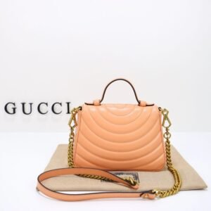 Alternative view of Fake Gucci GG Marmont Top Handle Apricot
