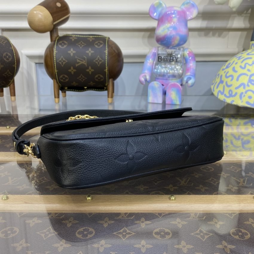 Fake Louis Vuitton Wallet On Chain Ivy Black - Image 8