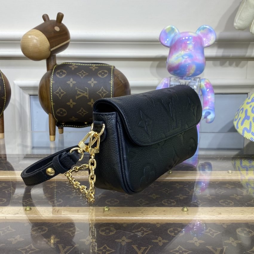 Fake Louis Vuitton Wallet On Chain Ivy Black - Image 7