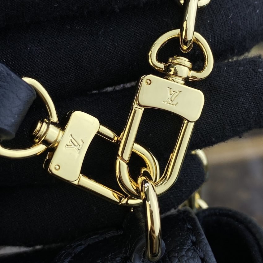 Fake Louis Vuitton Wallet On Chain Ivy Black - Image 4