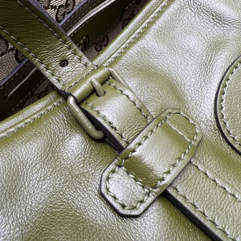 Fake Gucci Luggage Bag Green - Image 6