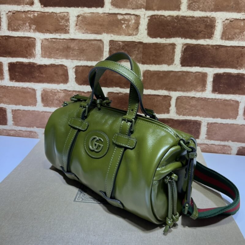 Fake Gucci Luggage Bag Green - Image 7