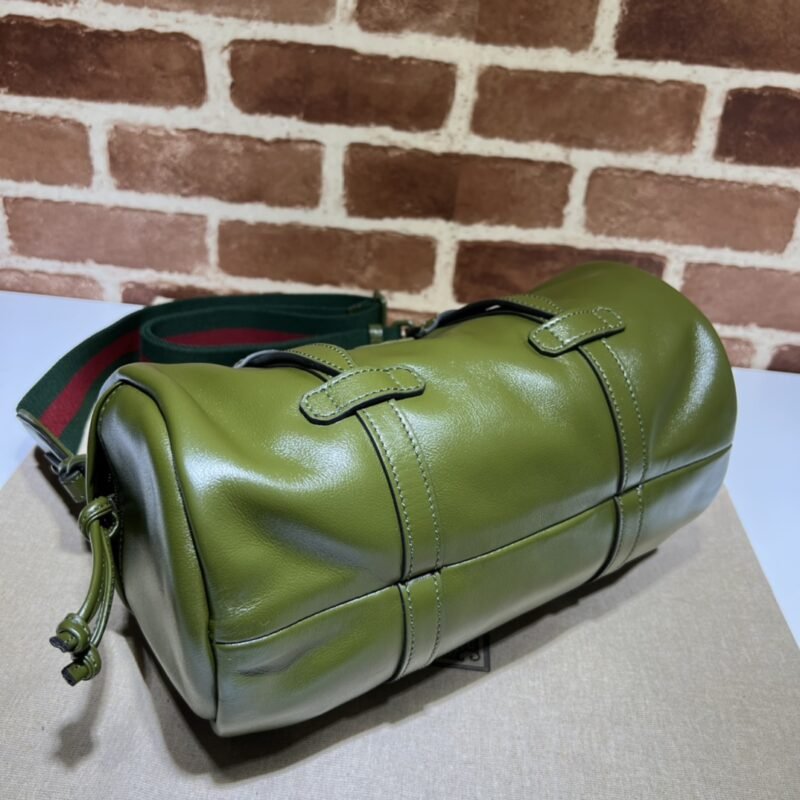 Fake Gucci Luggage Bag Green - Image 8