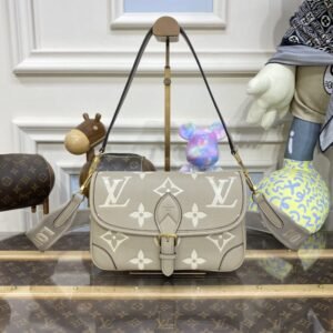 Replica Louis Vuitton Nano Diane Satchel Beige