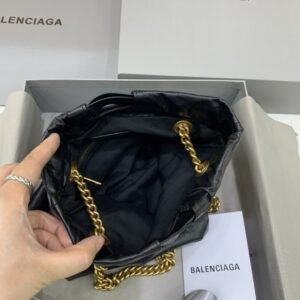 Alternative view of Fake Balenciaga Crush Small Tote Black
