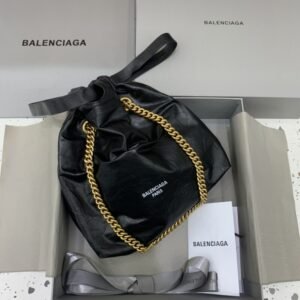 Fake Balenciaga Crush Small Tote Black