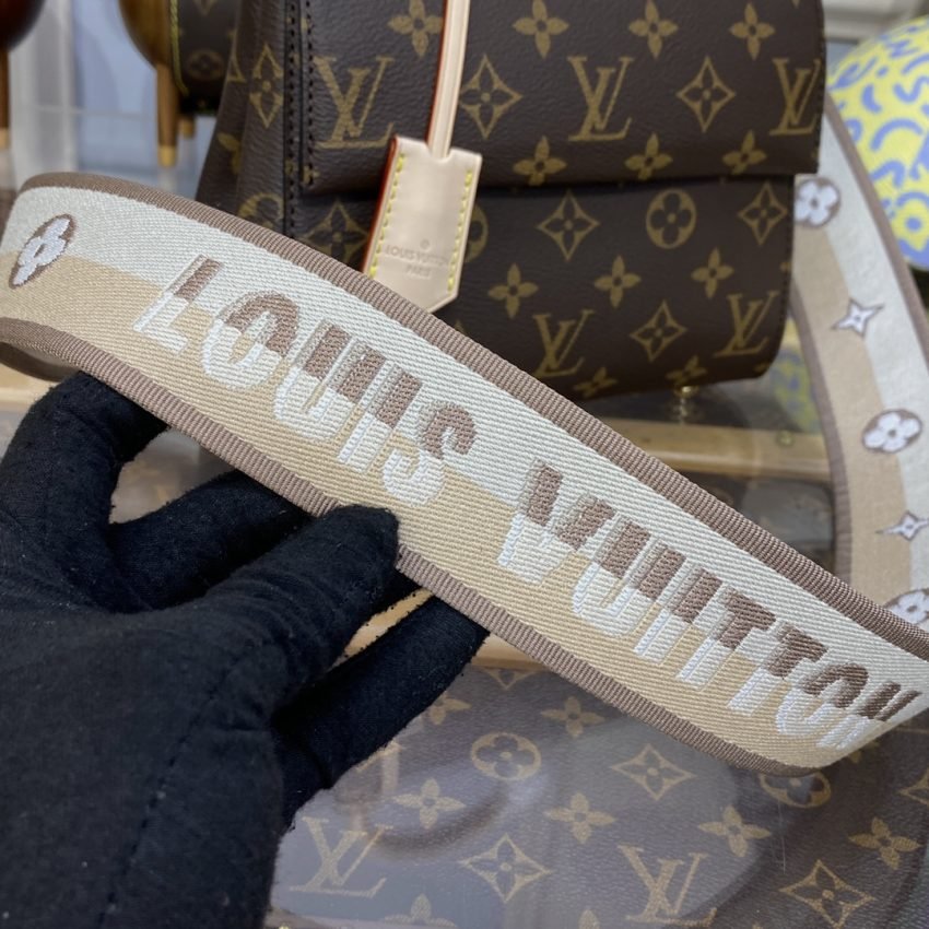 Fake Louis Vuitton Cluny Mini Brown - Image 4