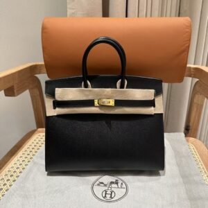 Fake Hermès Birkin Epsom Black Noir Gold