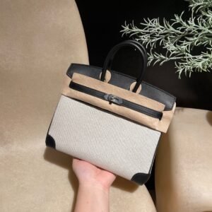 Replica Hermès Birkin Swift Black Silver
