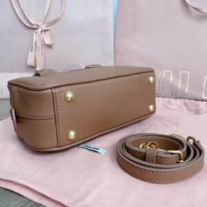 Alternative view of Replica Miu Miu Arcadie Small Full Brown
