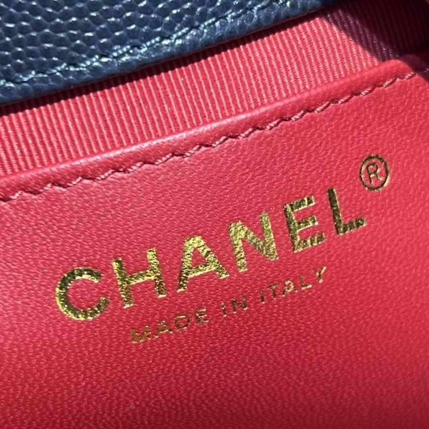 CHANEL 23c Hobo Small Dark Blue - Image 6