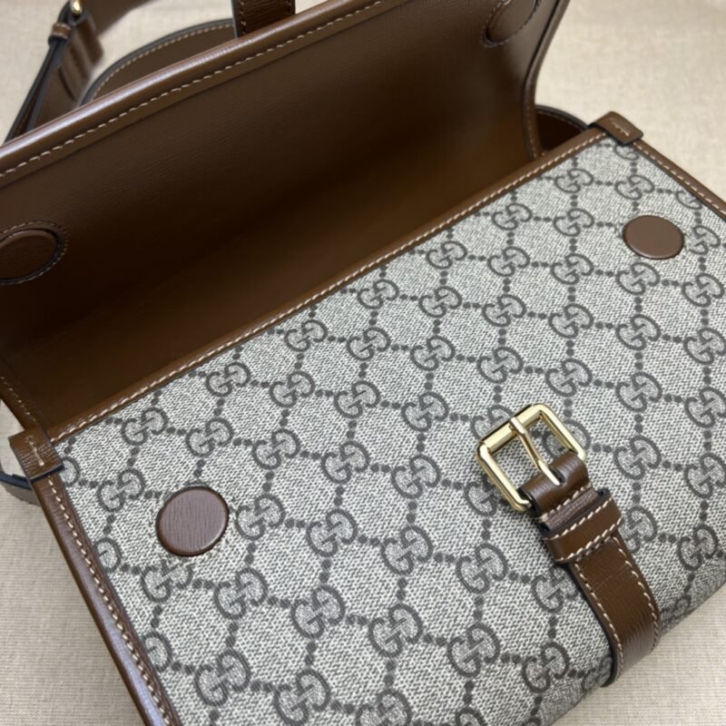 Fake Gucci GG Messenger Beige Canvas - Image 2