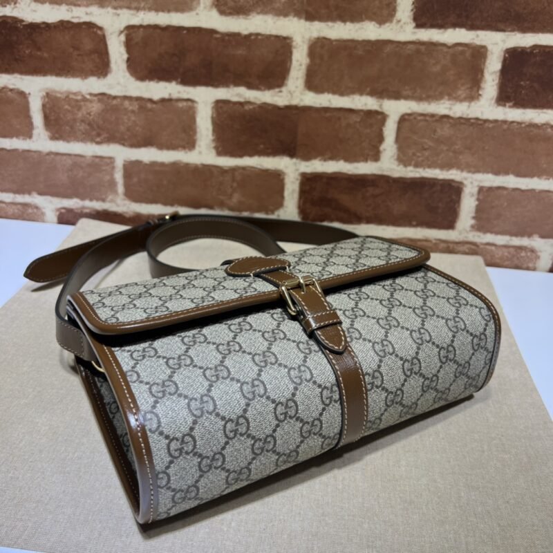 Fake Gucci GG Messenger Beige Canvas - Image 4