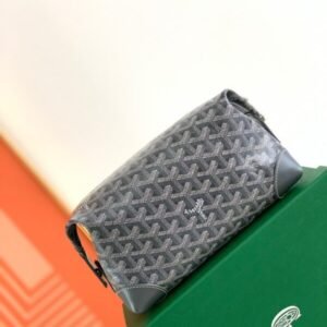 Fake Goyard Toiletry Bag Grey