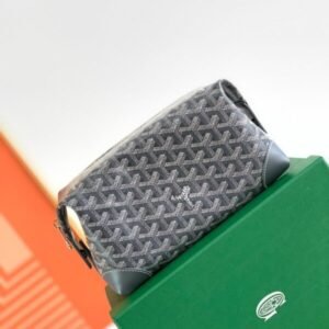Alternative view of Fake Goyard Toiletry Bag Grey
