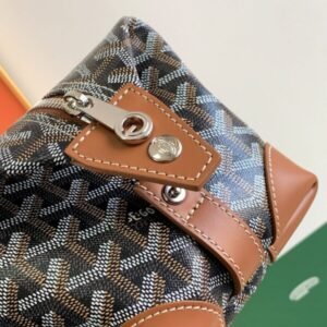 Alternative view of Fake Goyard Toiletry Bag Brown