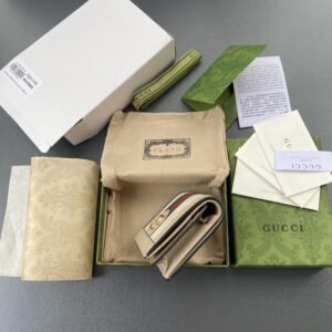 Alternative view of Fake Gucci Ophidia Compact White Wallet