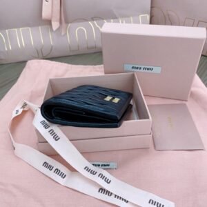Alternative view of Replica Miu Miu Pocket Wallet Black