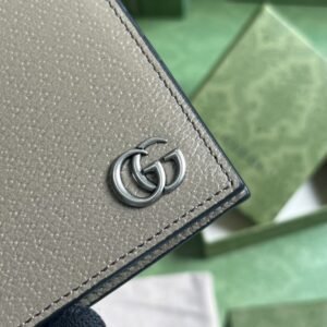 Alternative view of Fake Gucci Marmont Wallet Grey