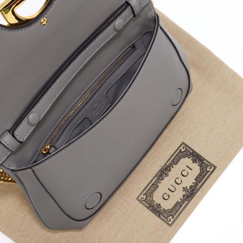 Replica Gucci Blondie Leather Grey - Image 6