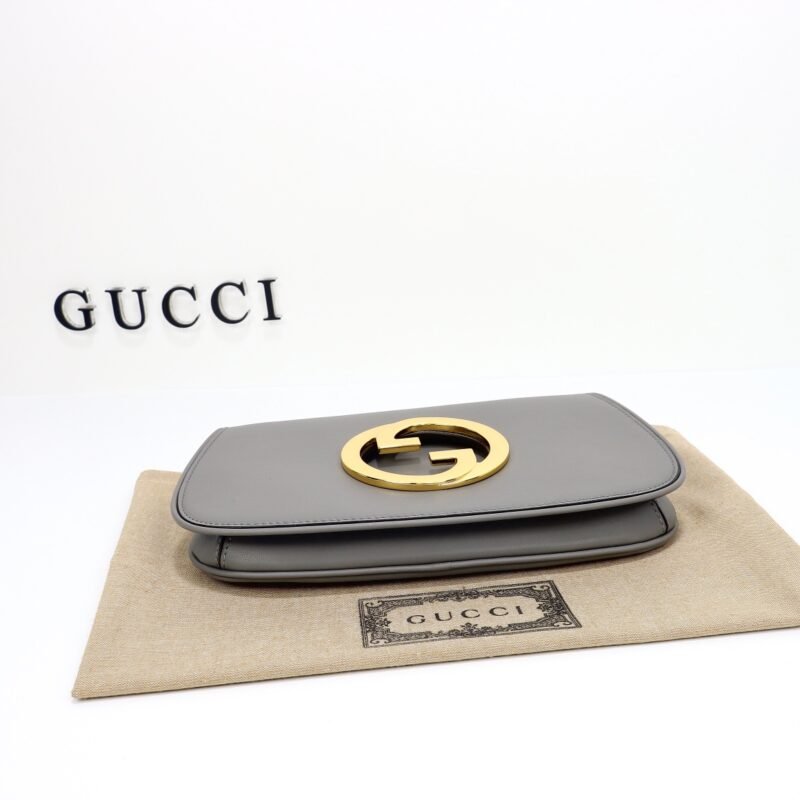 Replica Gucci Blondie Leather Grey - Image 3