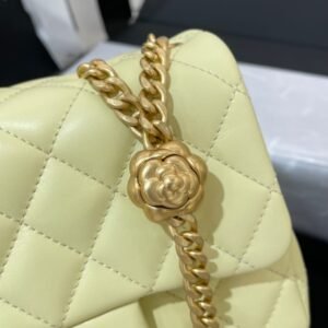 Alternative view of CHANEL 23S Camellia Square Yellow