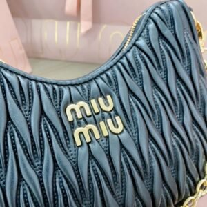 Alternative view of Fake Miu Miu Matelassé Black