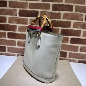 Alternative view of Fake Gucci Diana Medium Tote Bag White