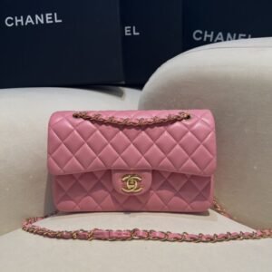 CHANEL Classic Flap 23cm Pink