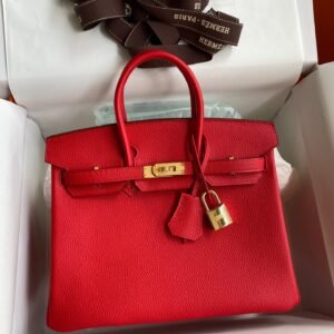 Fake Hermès Birkin Red Togo Gold