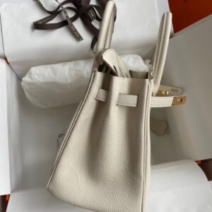 Alternative view of Fake Hermès Birkin White Togo Gold