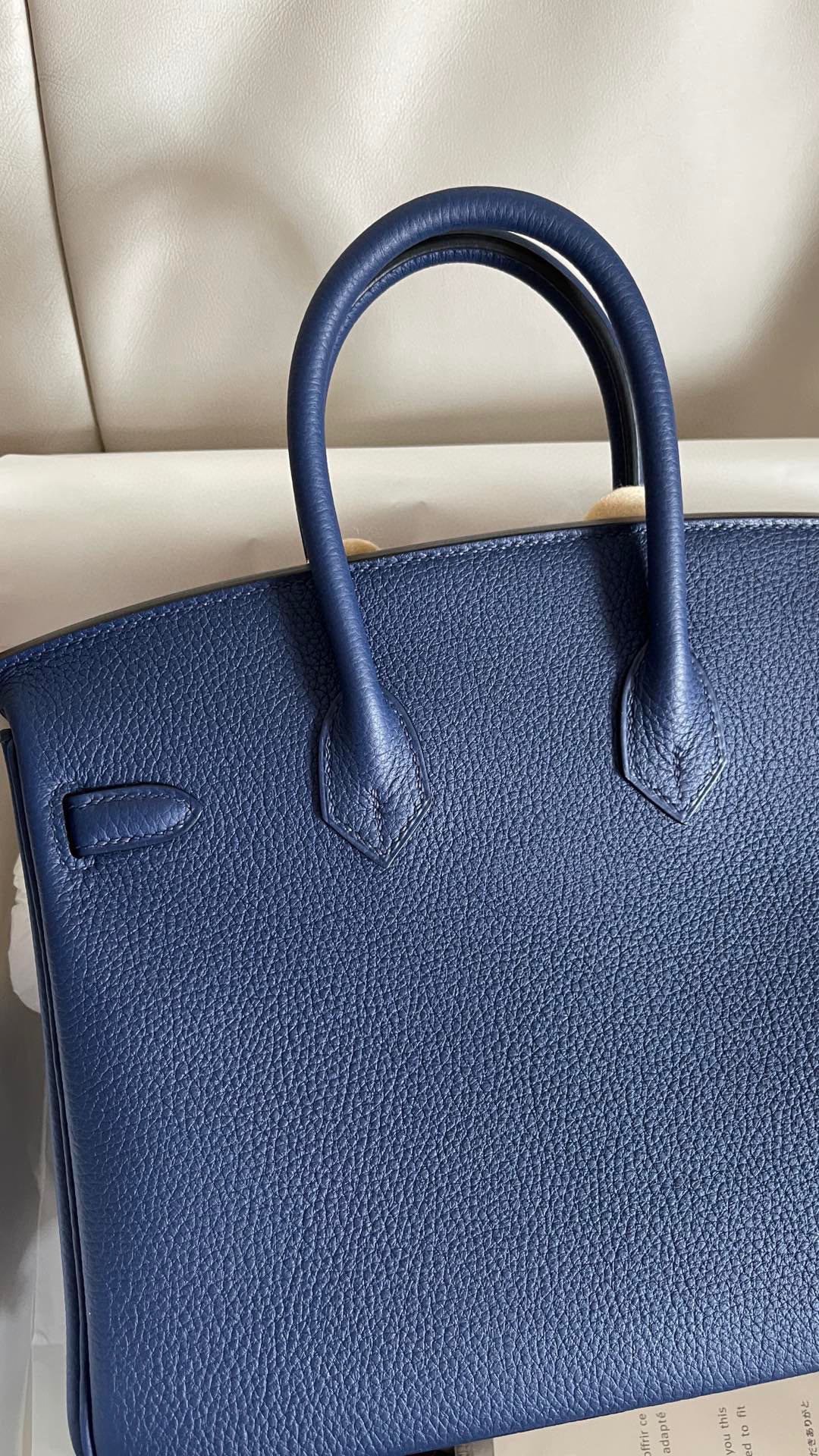 Fake Hermès Birkin Sapphire Blue Togo - Image 4