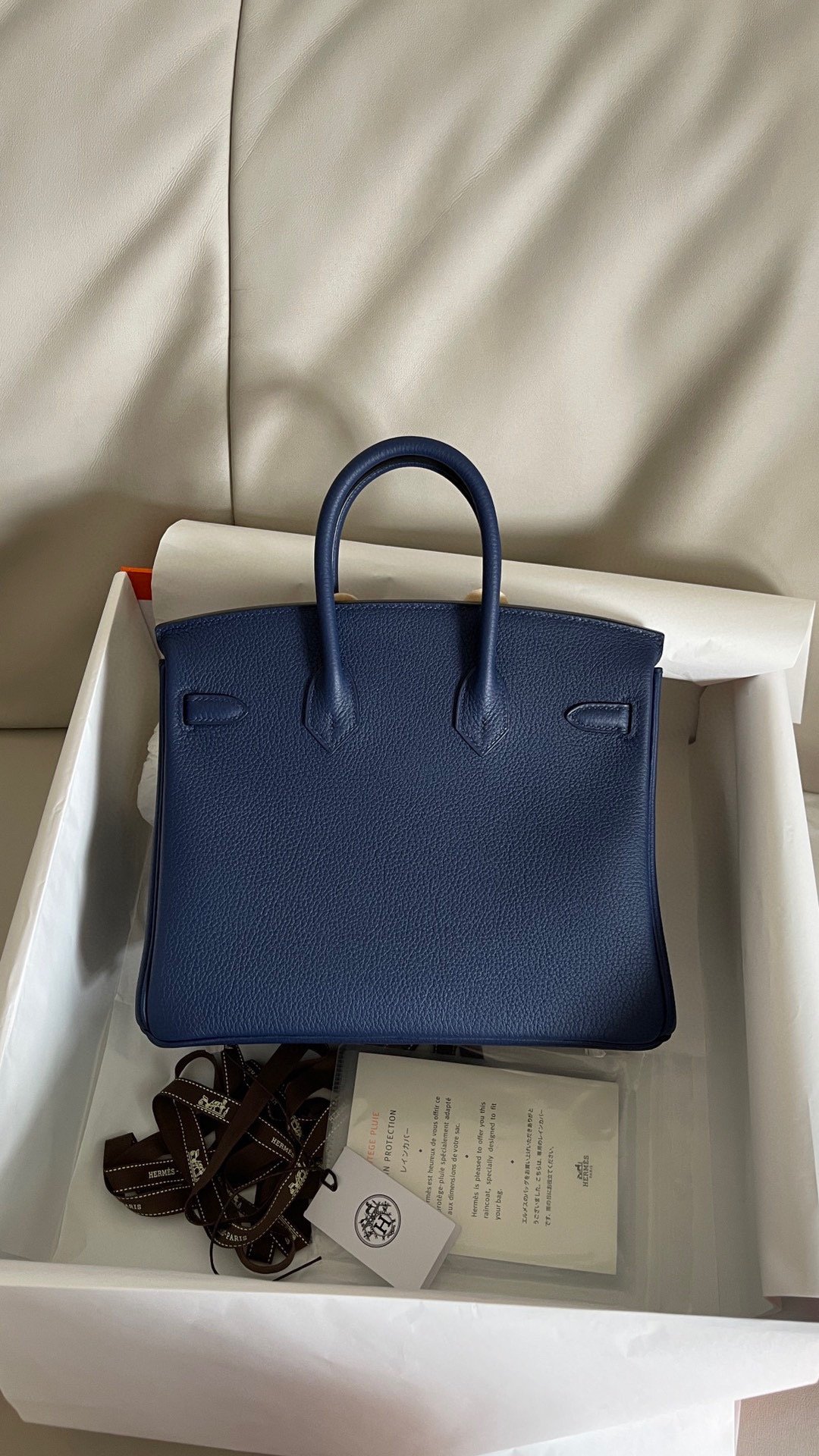 Fake Hermès Birkin Sapphire Blue Togo - Image 5