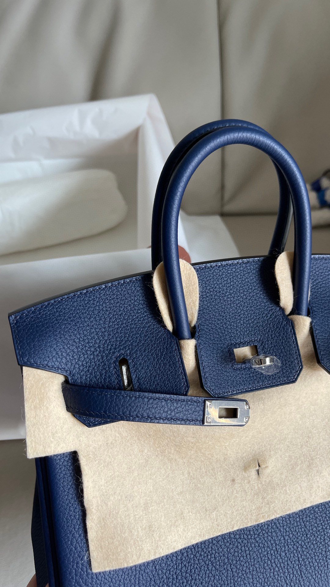 Fake Hermès Birkin Sapphire Blue Togo - Image 8