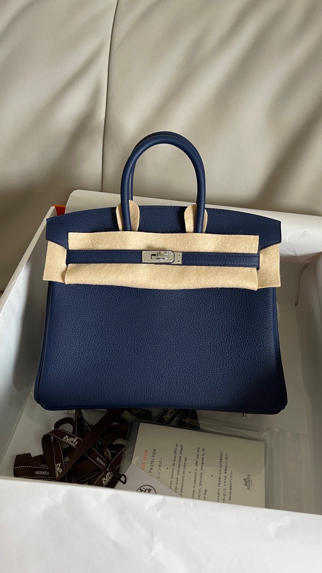 Fake Hermès Birkin Sapphire Blue Togo