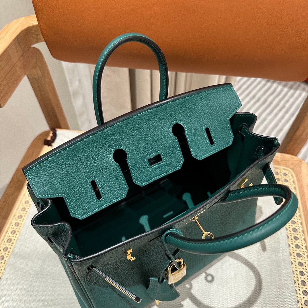 Fake Hermès Birkin Peacock Green Togo - Image 2