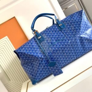 Fake Goyard Bowling 55 Bag Blue