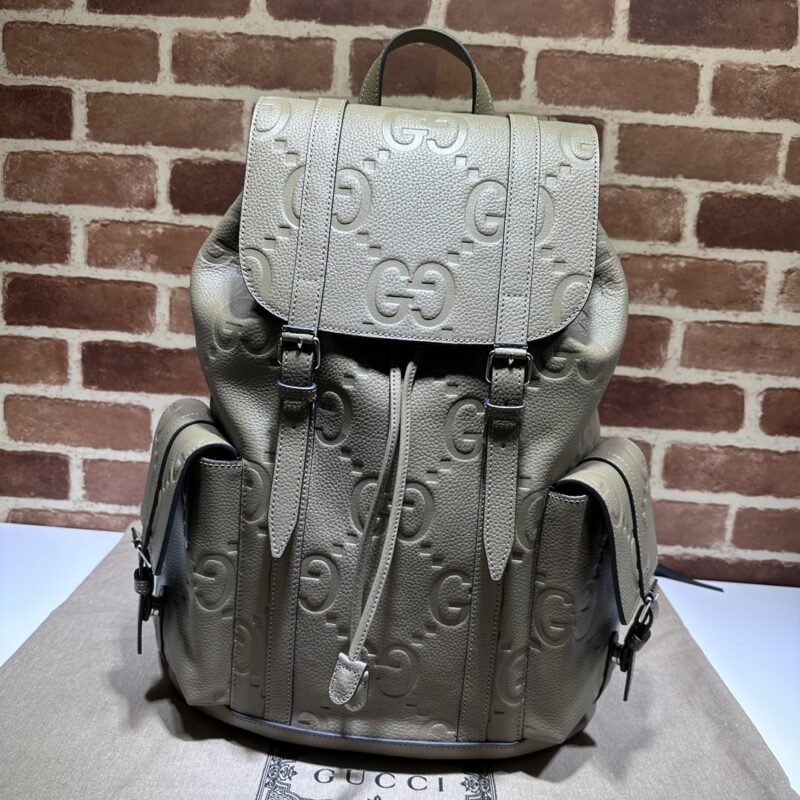 Fake Gucci Medium Backpack Full Beige