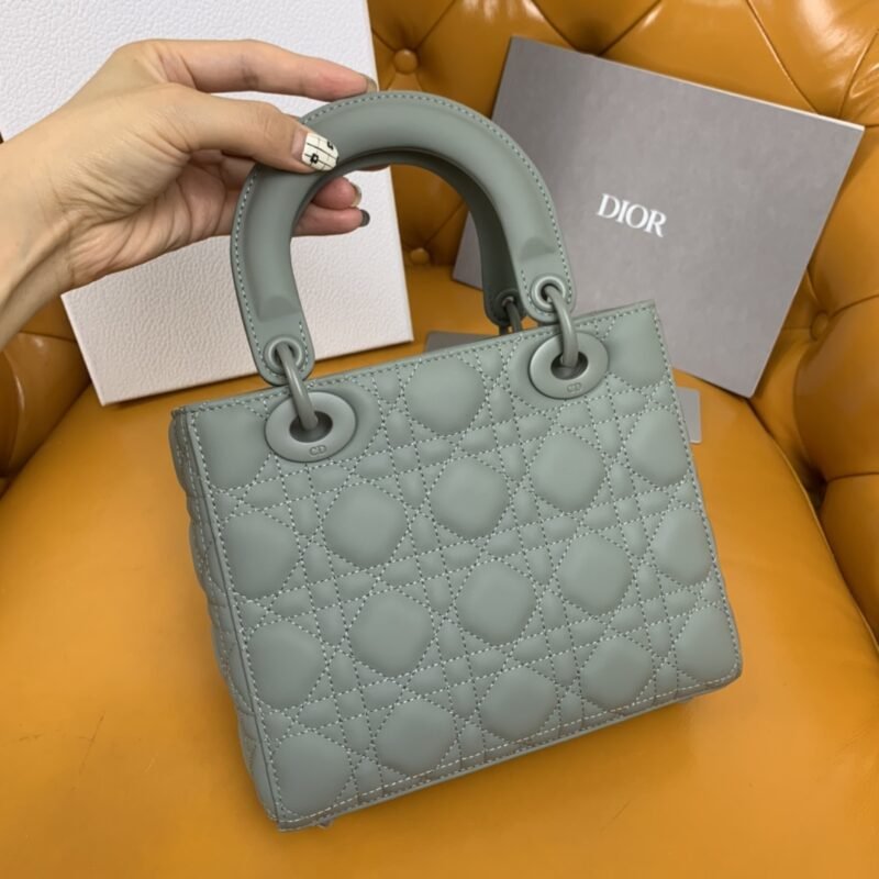 Replica Lady Dior Matte Grey Abc - Image 5