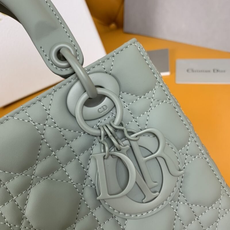 Replica Lady Dior Matte Grey Abc - Image 8