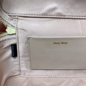 Alternative view of Fake Miu Miu Cosmetic Bag Beige